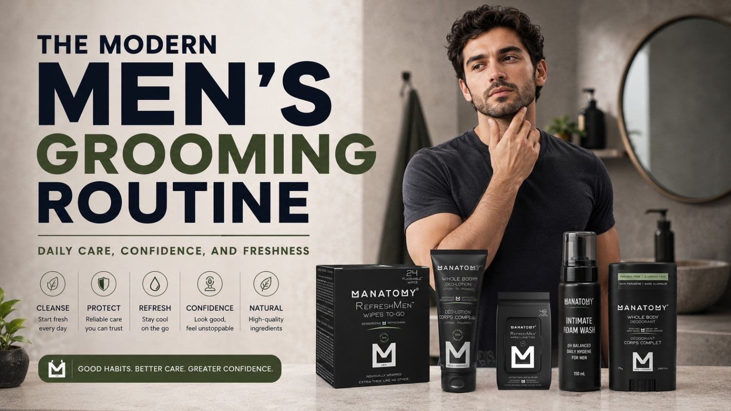 The Modern Men’s Grooming Routine: Hygiene, Confidence & Daily Care