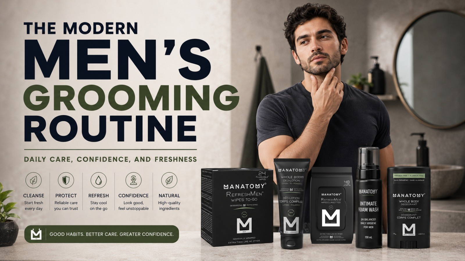 The Modern Men’s Grooming Routine: Hygiene, Confidence & Daily Care