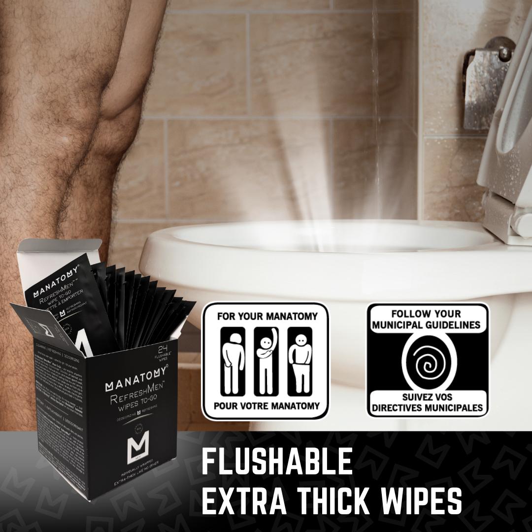 RefreshMen Wipe To-Go Sachets – Instant Freshness